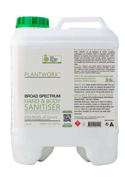 Picture of Hand & Body Sanitiser SPRAY 20 Litres   -   SA PICK UP ONLY